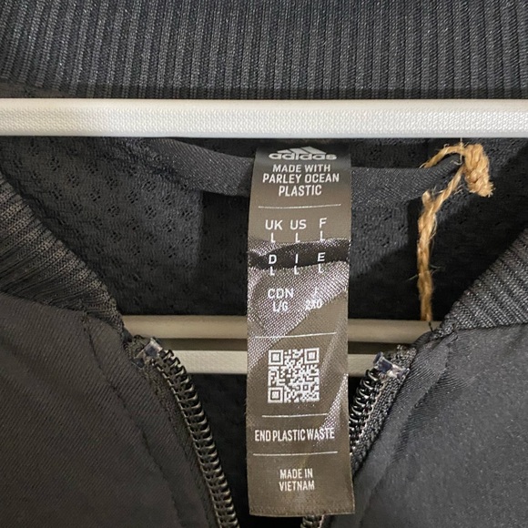 Adidas Mens Woven Bomber Jacket - Size Large - Picture 8 of 8